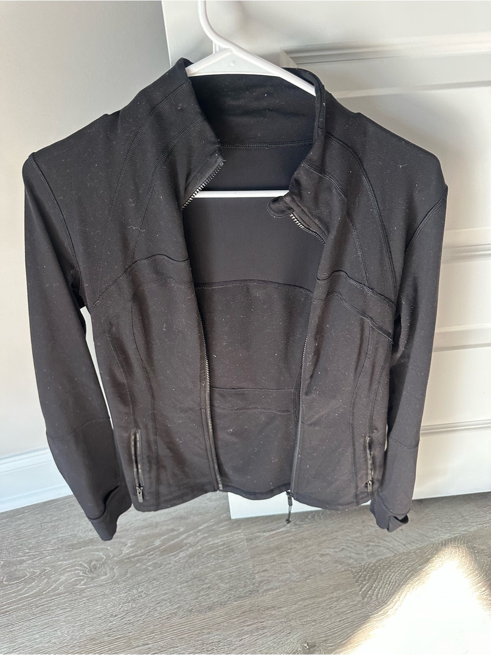 lululemon athletica Black Zip-Up Workout Jacket